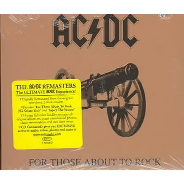 AC/DC For Those About To Rock Mini Pocket Notebook New SealedFree Shipping